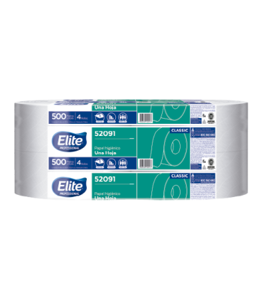 Papel Higiénico Jumbo Elite (4 rollos x 500 mts)