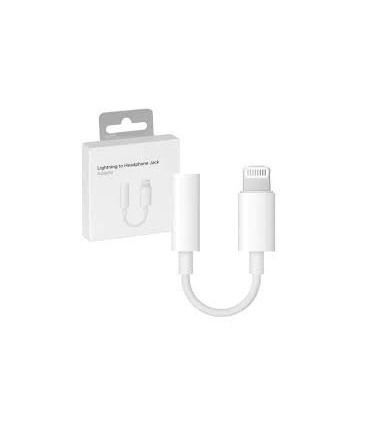 Adaptador para audífonos lightning a auxiliar Apple