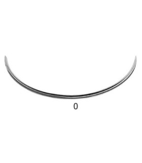 Aguja Sutura N 0 3/8 Curva Atraumática 20705.220
