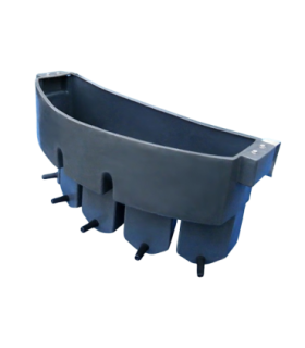 Balde alimentador para 5 terneros con separadores Austral Plastics