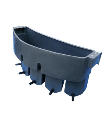 Balde alimentador para 5 terneros con separadores Austral Plastics