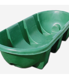 Bebedero PVC verde rectangular 600 lts Austral Plastics