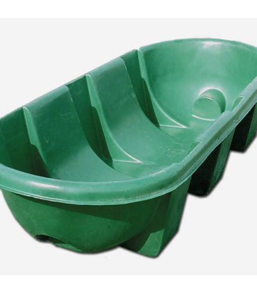 Bebedero PVC verde rectangular 600 lts Austral Plastics