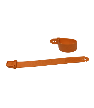 Banda marcadora plástica para pata Naranjo