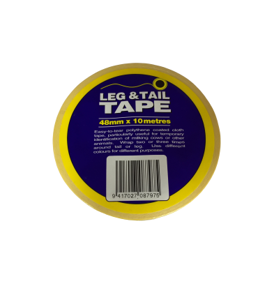 Banda marcadora adhesiva 50 mm x 10 mts Amarillo