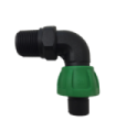 Conector de válvulas curvo RXP Amb-20 mm