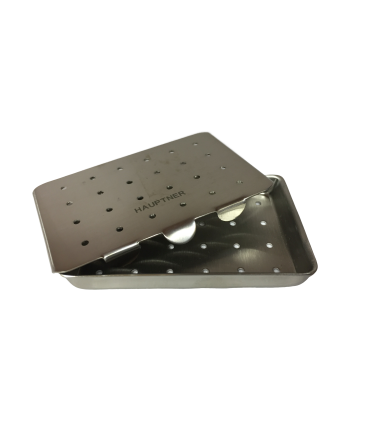 Caja de acero inoxidable para agujas