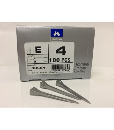 Clavo herrar caja 100 unidades Mustad E4