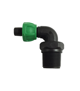 Conector de válvulas curvo RXP Amb 20 X 15 mm