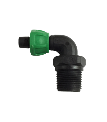 Conector de válvulas curvo RXP Amb 20 X 15 mm