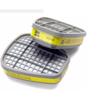 Filtro 3M N 6003 para vapores orgánicos y gases (Par)