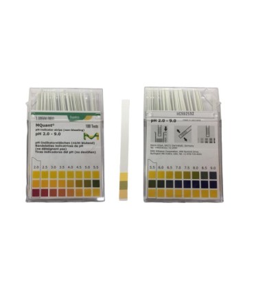 Indicadores de pH en varillas (rango 2-9)