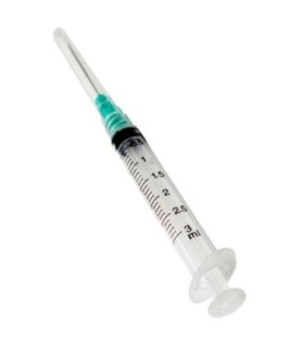 Jeringa desechable 3 cc unidad