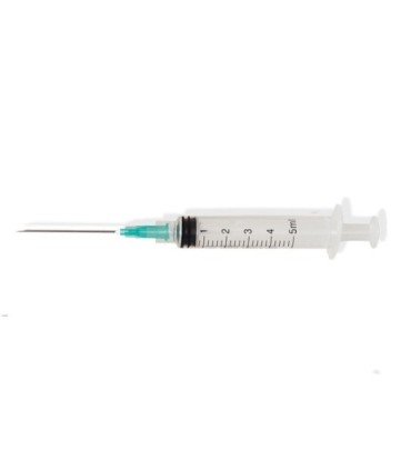 Jeringa desechable 5 cc unidad