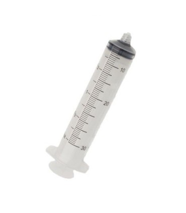 Jeringa desechable 30-35 cc unidad