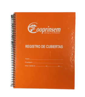 Libro de registros de cubiertas