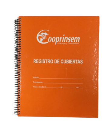 Libro de registros de cubiertas