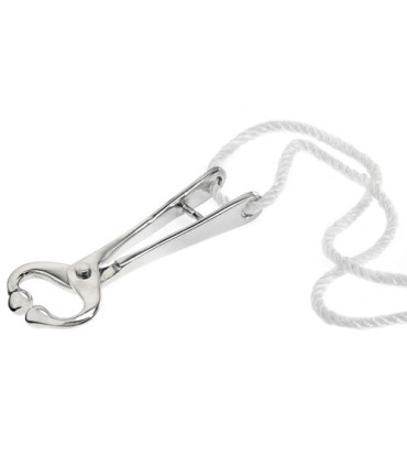 Mocheta de acero inoxidable 19 cms con cuerda 02984