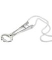 Mocheta de acero inoxidable 19 cms con cuerda 02984
