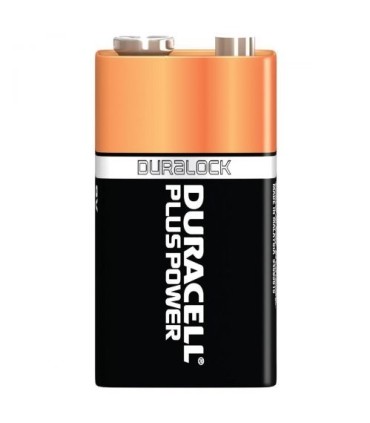 Pila alcalina batería 9V Chica Duracell Mn1604B