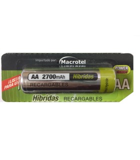 Pila recargable AA (chica) 2000 Mah