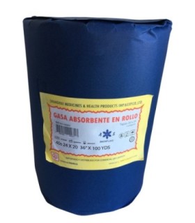 Venda de gasa Rollo 2 kgs (36 X 100 Yardas)