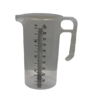 Jarro plástico graduado 1 Litro Pj100
