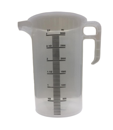 Jarro plástico graduado 3 Litros Pj300
