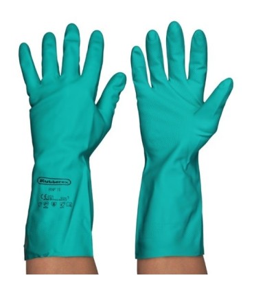 Guante nitrile Industrial Gloves verde Par N 8