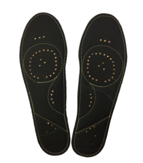 Plantilla de cuero con cobre  par