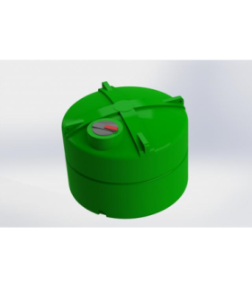 Estanque 10.000 litros azul con salida de 2 pulgadas Wenco