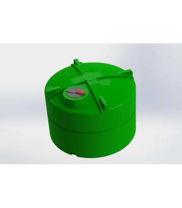 Estanque 10.000 litros azul con salida de 2 pulgadas Wenco