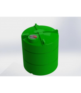 Estanque 15.000 litros azul con salida de 2 pulgadas Wenco