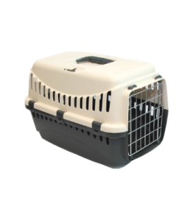 Jaula de transporte para mascotas mediana (55 X 36 X 38 cms)