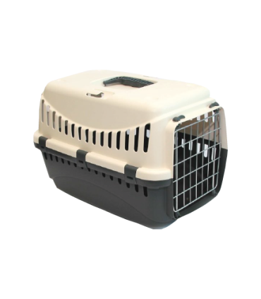 Jaula de transporte para mascotas mediana (55 X 36 X 38 cms)