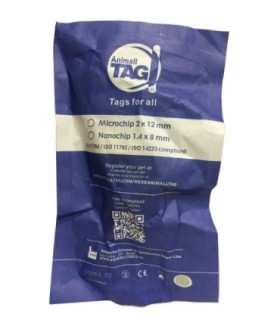 Microchip para mascotas con aplicador