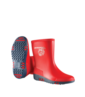 Botas Dunlop PVC Mini Color Rojo