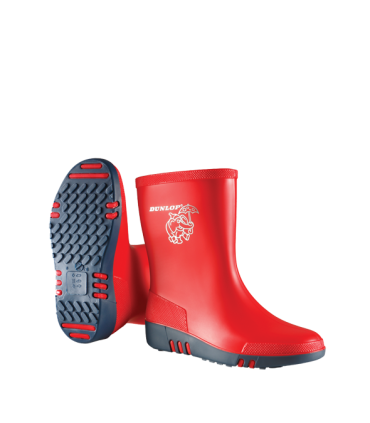 Botas Dunlop PVC Mini Color Rojo