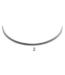 Aguja Sutura N2 3/8" Curva Atraumática 20700.020