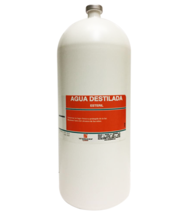 Agua bidestilada Litro