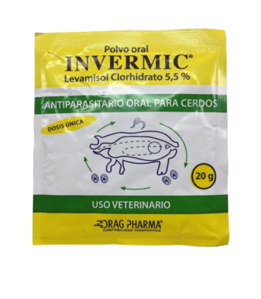 Invermic cerdos caja 25x20 grs