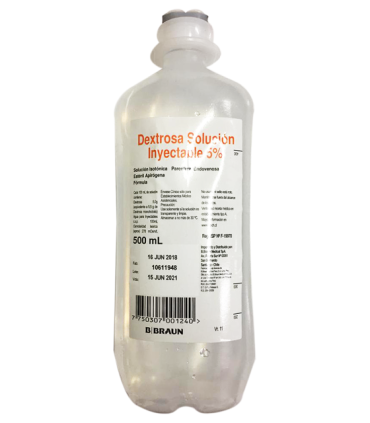 Suero Glucosado 5% (dextrosa 5%) 500 cc