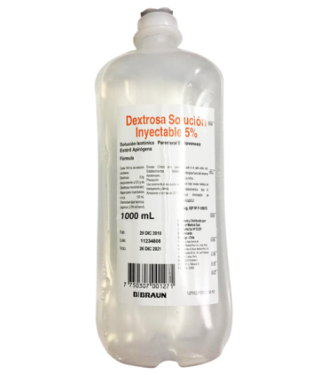 Suero Glucosado 5% (dextrosa 5%) Litro