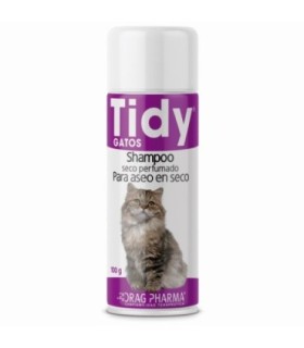 Shampoo seco Tidy para gato 100 grs