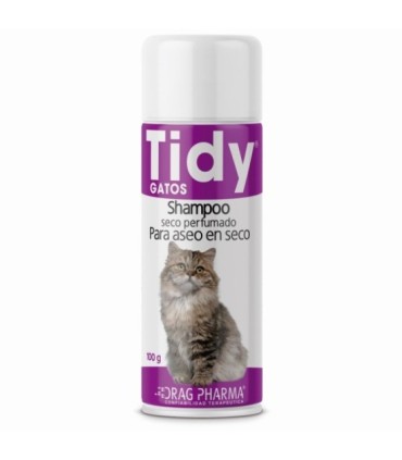 Shampoo seco Tidy para gato 100 grs