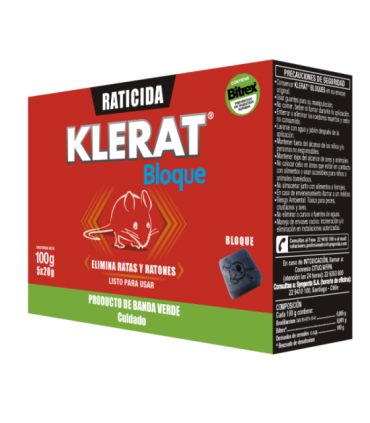 Klerat bloques parafinados 100 grs
