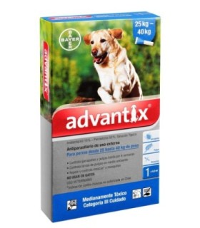 Advantix pipeta 4 ml para perros de 25-40 kgs