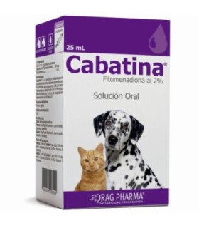 Cabatina solución oral 25 ml