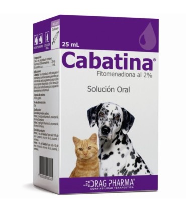 Cabatina solución oral 25 ml