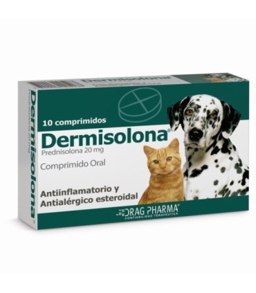 Dermisolona 20 mg 10 comprimidos